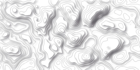 Abstract wave pattern with lines . Abstract Vector geographic contour map and topographic contours map background. Abstract white pattern topography vector background. Topographic line map background