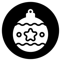 bauble glyph icon