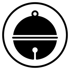 jingle bell glyph icon
