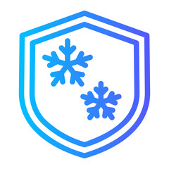 shield gradient icon