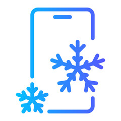 smartphone gradient icon