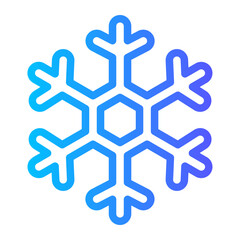 snow gradient icon
