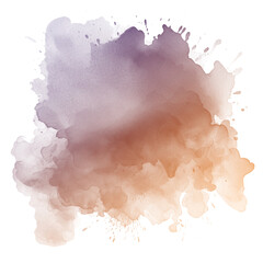 watercolor gradient color. watercolor background with clouds.