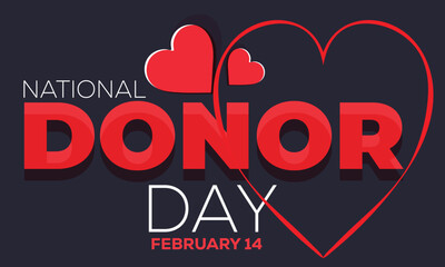 National donor day. background, banner, card, poster, template. Vector illustration.