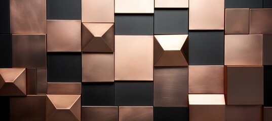 Luxurious and captivating copper metal texture background design with exquisite metallic tones