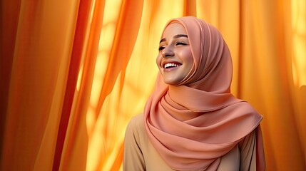 modern colorful stylish outfit photoshoot of a muslim