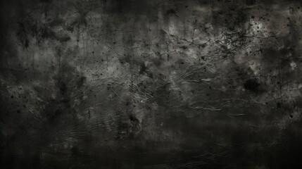 Black grunge textured wall background painted