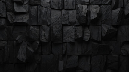Black stone wall background