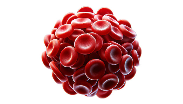 Exploring the Intricate World of Red Blood Cells: A Detailed 3D Model Depicting the Crucial Role of Erythrocytes in Oxygen Transport