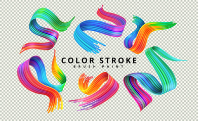 Brush paint. Color stroke, abstract splash of ink shapes, fluid water art pattern, liquid texture. Contemporary isolated decor elements. Web banner background. Vector modern design exact elements