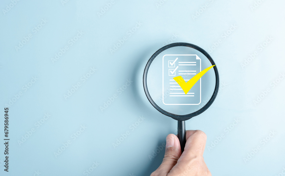 Poster Quality Certificate and Checklist document analyst target marketing planning assignment with quality management. Standardization, certification. Compliance to regulations service and standards.