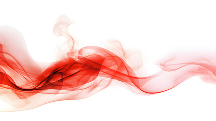 Red smoke swirl. abstract smoke background. 