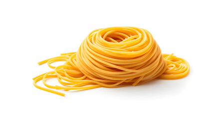 Spaghetti isolated on white background. pasta