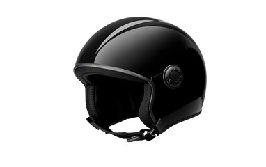 Black Helmet On Transparent PNG