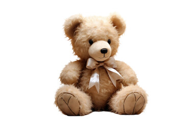 Soft Teddy Bear On Transparent PNG