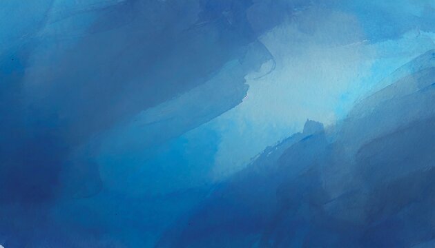 Dark Blue Abstract Watercolor Background