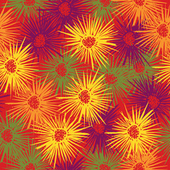  Collage contemporary seamless pattern.