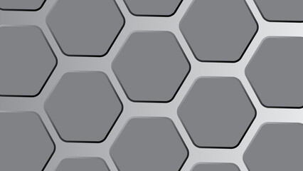 hexagonal abstract background. hexagon lines pattern.  vector illustration