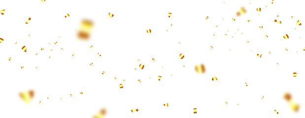 3D Party Gold Confetti