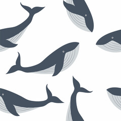 Cute animals winter pattern