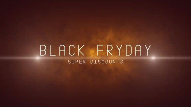 Black Friday. Big discounts (dumping, percentages, purchases, sale). Artistic intro. Quick Time, h264, 16-bit color, highest quality. 3D animation. Smooth gradation of color, without banding effect!