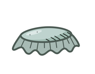 Bottle cap vector illustration isolated on white background
