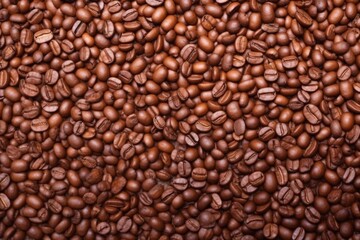 Fototapeta premium coffee beans closeup on a leather background