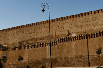 fes, architettura e monumenti dell'antico souk. Fez, Marocco