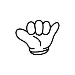groovy comic hand vector. Collection of cartoon character hands