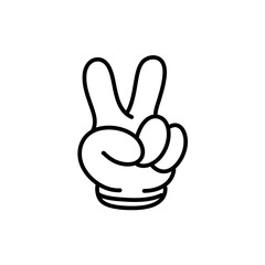 groovy comic hand vector. Collection of cartoon character hands