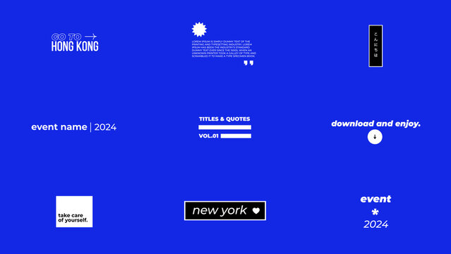 Typography Titles