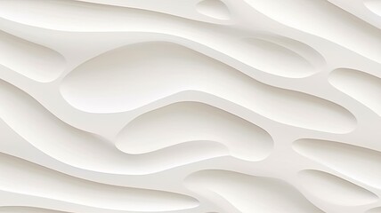 Texture of white paint or gypsum plaster with abstract wave pattern. Background for wallpaper and postcards. Wedding image. SEAMLESS PATTERN. SEAMLESS WALLPAPER.