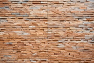 a clean, flat multilayer brick wall