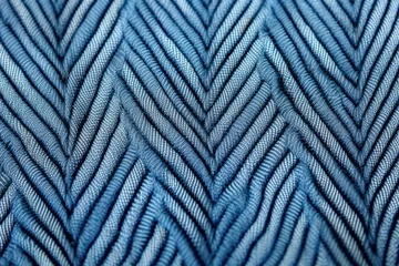 Fotobehang macro capture of denim pockets stitch patterns © altitudevisual
