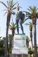 Achilles statue in Achilleion palace, Corfu