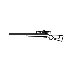 Air Rifle Icon For Logo And More