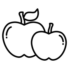 Apple Icon Element For Design