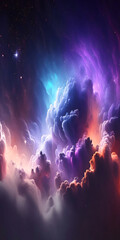 Fototapeta na wymiar nebula dust texture background