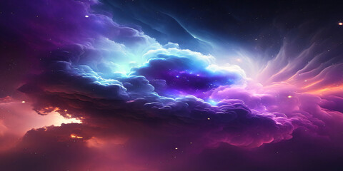 Obraz na płótnie Canvas nebula dust texture background