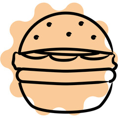 hamburger, burger