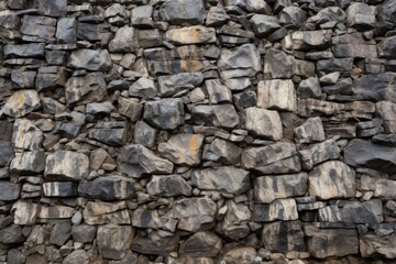 close up of rugged stone wall