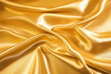 Obraz premium sunlight reflecting on a golden silk twill fabric
