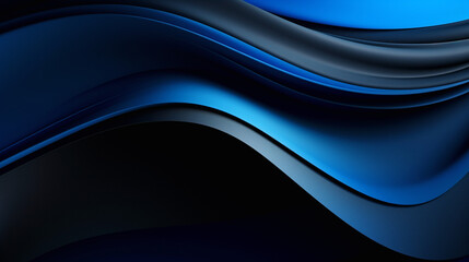 Abstract and minimalist background in black and blue colors