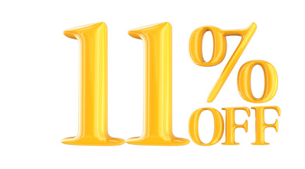 Font With Number 3D Rendering