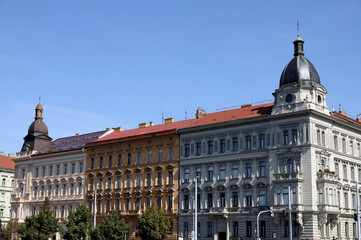 Fototapeta premium Characteristic buildings of the city of Prague