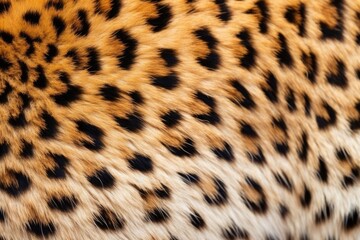 detail view of a cheetahs belly fur