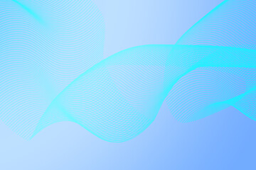 Gradient blue abstract background with flowing wavy lines. Digital future technology design, Digital Background.