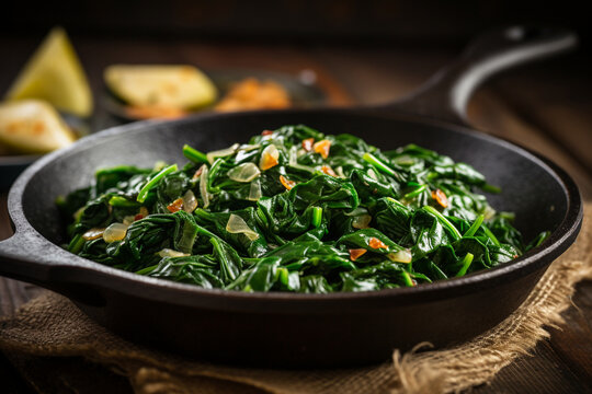Garlic Infused Spinach Delight