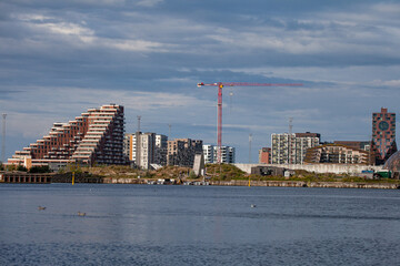 View at the New District of Aarhus