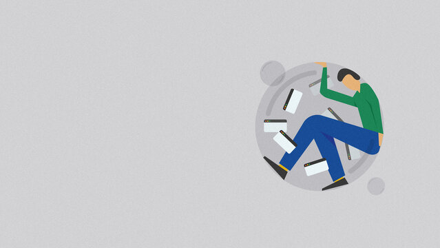 How to Burst and Escape Filter Bubble. Social Media Algorithm. Concept Image with Empty Copy Space.